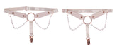 Peaches N Creame Pearl Garters (Peach) – Elegant Garters Hosiery